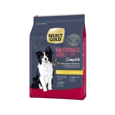 Select Gold Complete Moyen Adulte - Nourriture pour Chiens - Publicité Select Gold Complete Moyen Adulte - Nourriture pour Chiens - Publicité