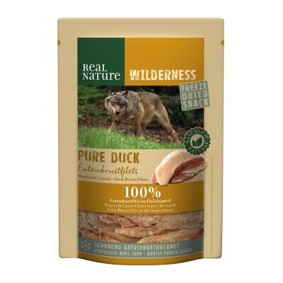 REAL NATURE Wilderness Collation Lyophilisée pour Chiens - Snack - Publicité REAL NATURE Wilderness Collation Lyophilisée pour Chiens - Snack - Publicité