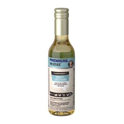 Premiere Dog Raw Kitchen Huile de Foie de Morue - Supplément pour Chien - Publicité Premiere Dog Raw Kitchen Huile de Foie de Morue - Supplément pour Chien - Publicité