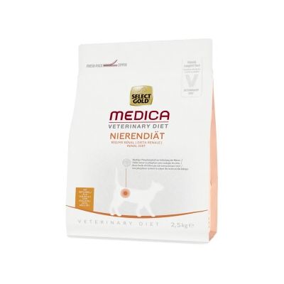 SELECT GOLD Medica Nourriture Chat Rénal Poulet 2,5KG - Publicité SELECT GOLD Medica Nourriture Chat Rénal Poulet 2,5KG - Publicité