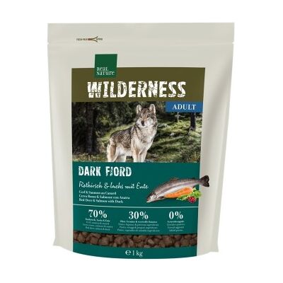 Nourriture pour chiens Wilderness Dark Fjord - Riche en nutriments, sans céréales - Publicité Nourriture pour chiens Wilderness Dark Fjord - Riche en nutriments, sans céréales - Publicité