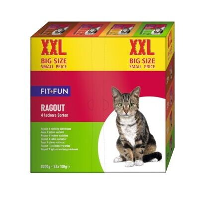 Multipack Fit+Fun Cat Busta 92x100G - Nourriture pour chats - Publicité Multipack Fit+Fun Cat Busta 92x100G - Nourriture pour chats - Publicité