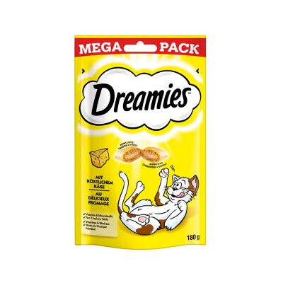 Dreamies Fromage - 180g - Publicité Dreamies Fromage - 180g - Publicité