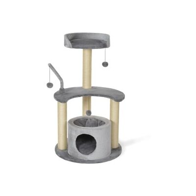 Arbre à Chat AniOne Evie - Plateformes en Sisal pour Plusieurs Chats - Coussin Amovible - Hamac Confortable - 60x60x101cm - Publicité Arbre à Chat AniOne Evie - Plateformes en Sisal pour Plusieurs Chats - Coussin Amovible - Hamac Confortable - 60x60x101cm - Publicité