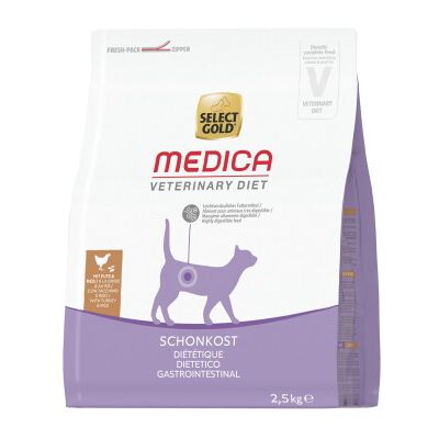 Marque Amazon SELECT GOLD Medica Chat Régime Gastro-intestinal Dinde - 2.5KG - Publicité Marque Amazon SELECT GOLD Medica Chat Régime Gastro-intestinal Dinde - 2.5KG - Publicité