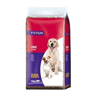 Fit+Fun Nourriture pour Chiens Adultes - Croquettes - Publicité Fit+Fun Nourriture pour Chiens Adultes - Croquettes - Publicité