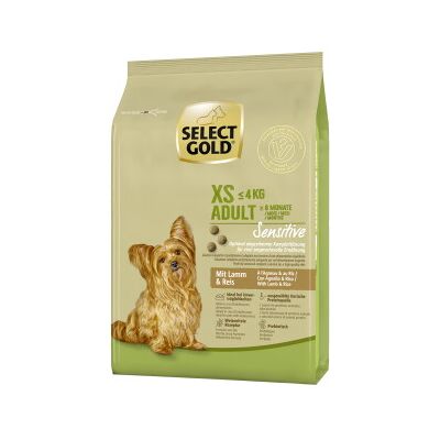 Select Gold Sensitive XS Adult - Nourriture pour chiens - Publicité Select Gold Sensitive XS Adult - Nourriture pour chiens - Publicité