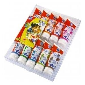 Lefranc Bourgeois Lefranc&bourgeois - 188539 - peinture au doigt - gouache - assortiment 10 tubes de 80 ml - Publicité Lefranc Bourgeois Lefranc&bourgeois - 188539 - peinture au doigt - gouache - assortiment 10 tubes de 80 ml - Publicité