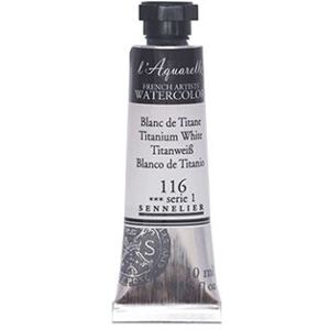 Sennelier Blanc de titane aquarelle - 10ml Série 1 - Publicité Sennelier Blanc de titane aquarelle - 10ml Série 1 - Publicité