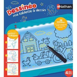 Dessin et coloriage enfant Nathan Dessinéo Ma tablette à dessiner Multicolore - Publicité Dessin et coloriage enfant Nathan Dessinéo Ma tablette à dessiner Multicolore - Publicité