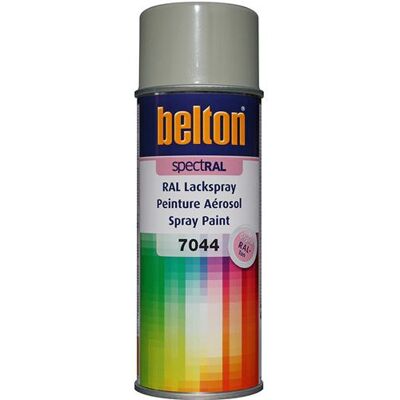 Belton - SpectR - Gris satiné - 400 ml - Spray paint - Publicité Belton - SpectR - Gris satiné - 400 ml - Spray paint - Publicité