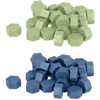 Cera ARTEMIO Perles Hexagonales Vert Clair Bleu - perles de bricolage - Publicité Cera ARTEMIO Perles Hexagonales Vert Clair Bleu - perles de bricolage - Publicité