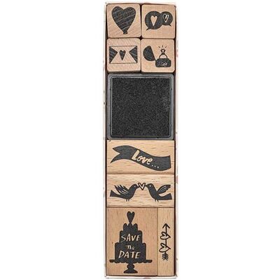 Rico Design 7 timbres - Anunț de nuntă - encre noire - 16,5 x 4,5 x 3 cm - Publicité Rico Design 7 timbres - Anunț de nuntă - encre noire - 16,5 x 4,5 x 3 cm - Publicité