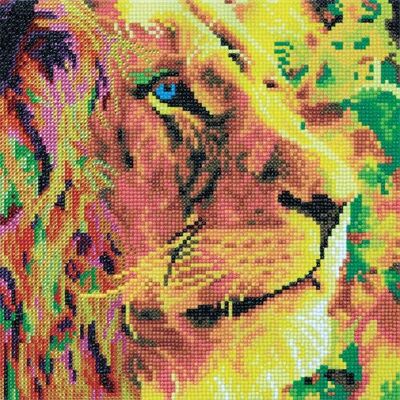 Non communiqué Tableau broderie diamant - Lion 30 x 30 cm - Crystal Art Multicolore - Publicité Non communiqué Tableau broderie diamant - Lion 30 x 30 cm - Crystal Art Multicolore - Publicité