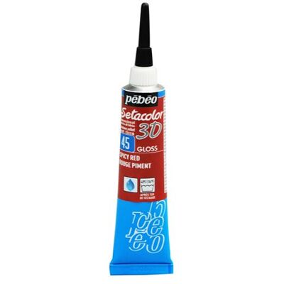 Non communiqué Peinture pour tissus - Rouge - Brillant - Effet 3D - Pébéo - Setacolor - Tube 20ml Rouge - Publicité Non communiqué Peinture pour tissus - Rouge - Brillant - Effet 3D - Pébéo - Setacolor - Tube 20ml Rouge - Publicité