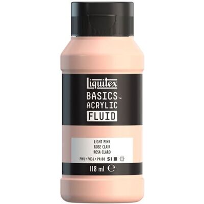 Liquitex - Basics Fluid - Rose clair - 118ml - Peinture - Publicité Liquitex - Basics Fluid - Rose clair - 118ml - Peinture - Publicité