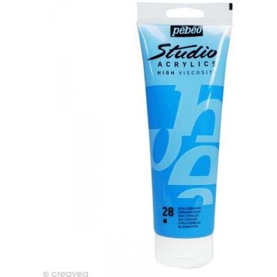 Non communiqué Peinture acrylique Pébéo Studio High Viscosity - 250 ml Bleu - Publicité Non communiqué Peinture acrylique Pébéo Studio High Viscosity - 250 ml Bleu - Publicité