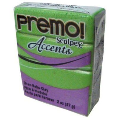 Sculpey - Premo Accents - Vert Clair Perle - 2 oz - Polymer clay - Publicité Sculpey - Premo Accents - Vert Clair Perle - 2 oz - Polymer clay - Publicité