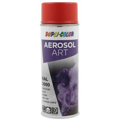 DUPLI-COLOR Art en aérosol RAL 3000 Rouge feu - Peinture en spray - Publicité DUPLI-COLOR Art en aérosol RAL 3000 Rouge feu - Peinture en spray - Publicité