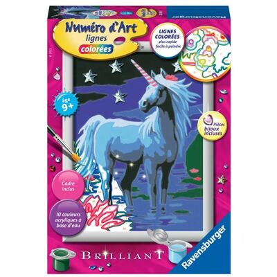 Non communiqué Lignes colorees - Numéro d'art - petit - licorne et étoiles Multicolore - Publicité Non communiqué Lignes colorees - Numéro d'art - petit - licorne et étoiles Multicolore - Publicité