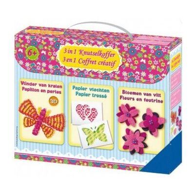 Ravensburger - 18383 - coffret créatif (papillons en perle papier tressé fleurs en feutrine) - Publicité Ravensburger - 18383 - coffret créatif (papillons en perle papier tressé fleurs en feutrine) - Publicité