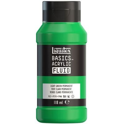 Liquitex - Basics Fluid - Vert clair - Peinture acrylique - Publicité Liquitex - Basics Fluid - Vert clair - Peinture acrylique - Publicité