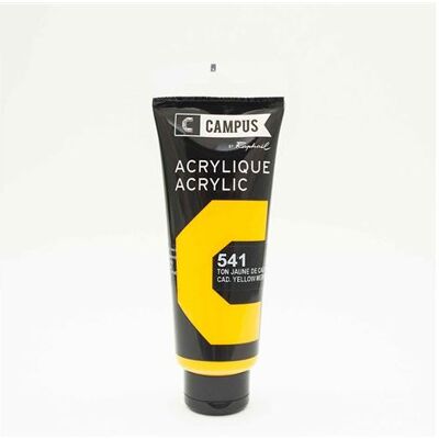 Peinture acrylique jaune cadmium 541 - Fournitures d'art - Publicité Peinture acrylique jaune cadmium 541 - Fournitures d'art - Publicité