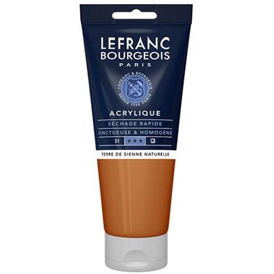 Non communiqué Lefranc Bourgeois - Peinture - peinture acrylique - terre de Sienne naturelle - semi-opaque - satin - fine - 200 ml - Publicité Non communiqué Lefranc Bourgeois - Peinture - peinture acrylique - terre de Sienne naturelle - semi-opaque - satin - fine - 200 ml - Publicité
