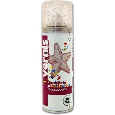 MegaCrea Vernis de protection finition pailleté multicolore - Tous supports - 125ml NA - Publicité MegaCrea Vernis de protection finition pailleté multicolore - Tous supports - 125ml NA - Publicité