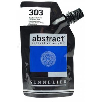 Sennelier - Peinture acrylique fine Abstract - 500 ml - Bleu cobalt - Publicité Sennelier - Peinture acrylique fine Abstract - 500 ml - Bleu cobalt - Publicité