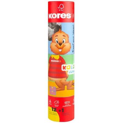 Non communiqué KORES Crayon de couleur 'Kolores JUMBO Twist & Turn', étui de 12 - Publicité Non communiqué KORES Crayon de couleur 'Kolores JUMBO Twist & Turn', étui de 12 - Publicité
