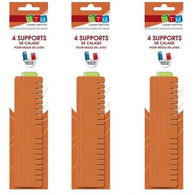 Graine Créative 12 supports à cuneo - Supports pour bougies ou moules en latex - Publicité Graine Créative 12 supports à cuneo - Supports pour bougies ou moules en latex - Publicité