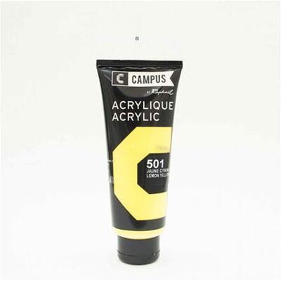 Peinture acrylique jaune citron - Résistante à la lumière, 100ml - Publicité Peinture acrylique jaune citron - Résistante à la lumière, 100ml - Publicité