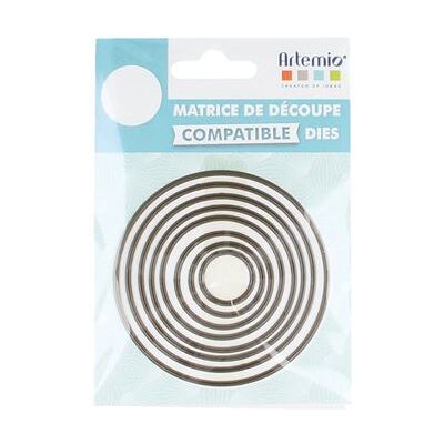 Artémio Matrice de Coupe - 3 Tailles de Cercles - Scrapbooking & Hobby - Publicité Artémio Matrice de Coupe - 3 Tailles de Cercles - Scrapbooking & Hobby - Publicité