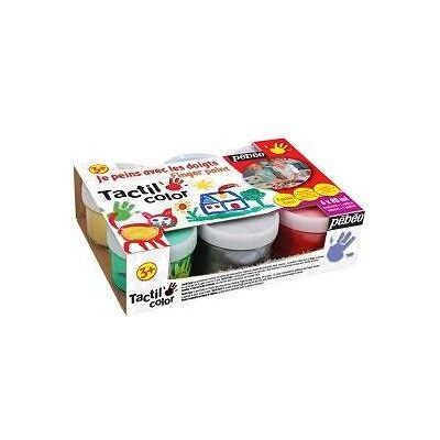 Pebeo Tactil Color Starter Set 6x80ml - Publicité Pebeo Tactil Color Starter Set 6x80ml - Publicité