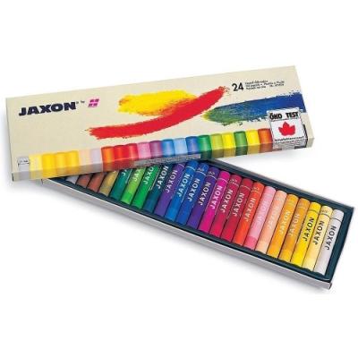 Crayons à l'huile Jaxon - Multicolore 24 pièces - Publicité Crayons à l'huile Jaxon - Multicolore 24 pièces - Publicité