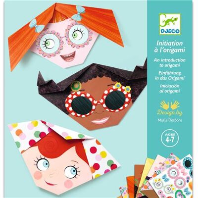 Djeco Kit d’Origami - Visages Jolis - Kit d’Origami pour Enfants - Publicité Djeco Kit d’Origami - Visages Jolis - Kit d’Origami pour Enfants - Publicité