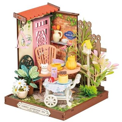 Maquette Rolife Maison Miniature Jardin de thé fantaisie Multicolore - Publicité Maquette Rolife Maison Miniature Jardin de thé fantaisie Multicolore - Publicité