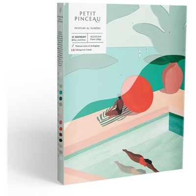 La Petite Épicerie - Kit de peinture au numéro - Saint Barthélémy - Publicité La Petite Épicerie - Kit de peinture au numéro - Saint Barthélémy - Publicité