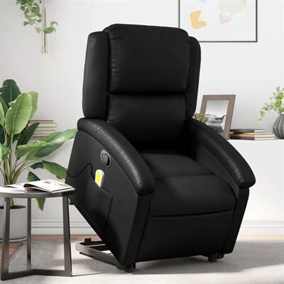 Non communiqué vidaXL Fauteuil de massage, relaxation similicuirnoir Noir - Publicité Non communiqué vidaXL Fauteuil de massage, relaxation similicuirnoir Noir - Publicité
