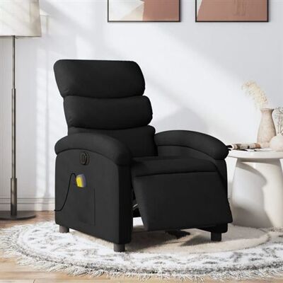 Non communiqué vidaXL Fauteuil de massage, relaxation électrique réglable tissunoir Noir - Publicité Non communiqué vidaXL Fauteuil de massage, relaxation électrique réglable tissunoir Noir - Publicité