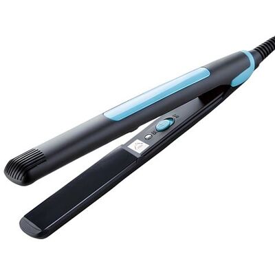 Non communiqué Lisseur et Boucleur 2 en 1 en Tourmaline Céramique 30W Température Réglable Noir / Bleu Noir - Publicité Non communiqué Lisseur et Boucleur 2 en 1 en Tourmaline Céramique 30W Température Réglable Noir / Bleu Noir - Publicité