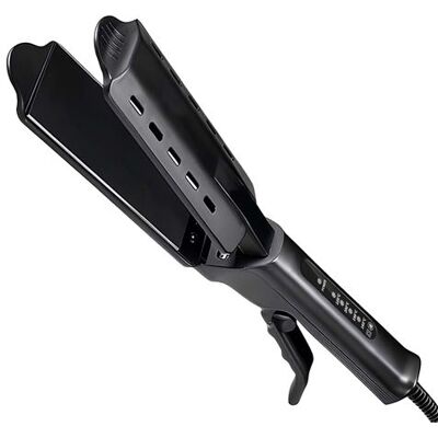 Non communiqué Fer à Lisser / Boucler pour Tous Types de Cheveux 45W avec Chauffage Rapide 50s Noir Noir - Publicité Non communiqué Fer à Lisser / Boucler pour Tous Types de Cheveux 45W avec Chauffage Rapide 50s Noir Noir - Publicité