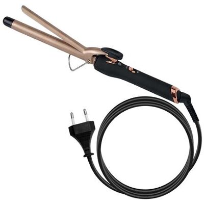 Non communiqué Fer à Boucler 53W en Ceramique Tourmaline avec Chauffage PTC Noir / Or Noir - Publicité Non communiqué Fer à Boucler 53W en Ceramique Tourmaline avec Chauffage PTC Noir / Or Noir - Publicité