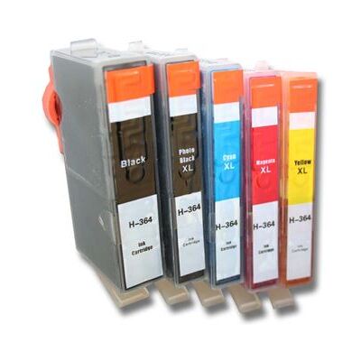 vhbw cartouches d'encre HP Photosmart - Pack de 5 compatibles avec C309, C310, B210b, B8550 - Publicité vhbw cartouches d'encre HP Photosmart - Pack de 5 compatibles avec C309, C310, B210b, B8550 - Publicité