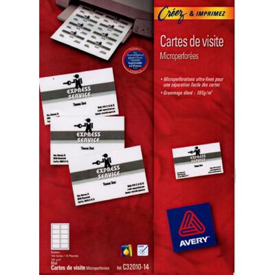 Avery Dennison Papier Avery Quick&Clean C32010-14 - Publicité Avery Dennison Papier Avery Quick&Clean C32010-14 - Publicité