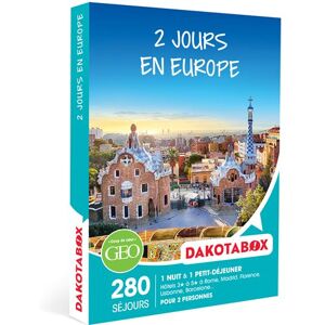 Coffret cadeau Dakotabox 2 Jours en Europe - Publicité