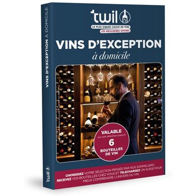 Coffret cadeau Twil Vins d'exception à domicile - Publicité Coffret cadeau Twil Vins d'exception à domicile - Publicité