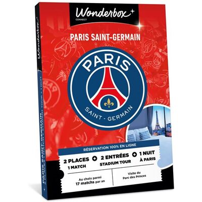 Coffret cadeau Wbx Connect PSG Séjour - Publicité Coffret cadeau Wbx Connect PSG Séjour - Publicité