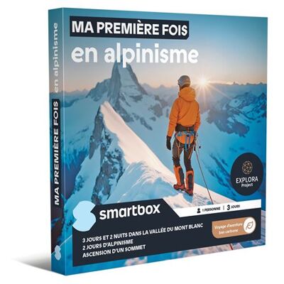 Coffret cadeau SmartBox Explora Alpinisme - Publicité Coffret cadeau SmartBox Explora Alpinisme - Publicité
